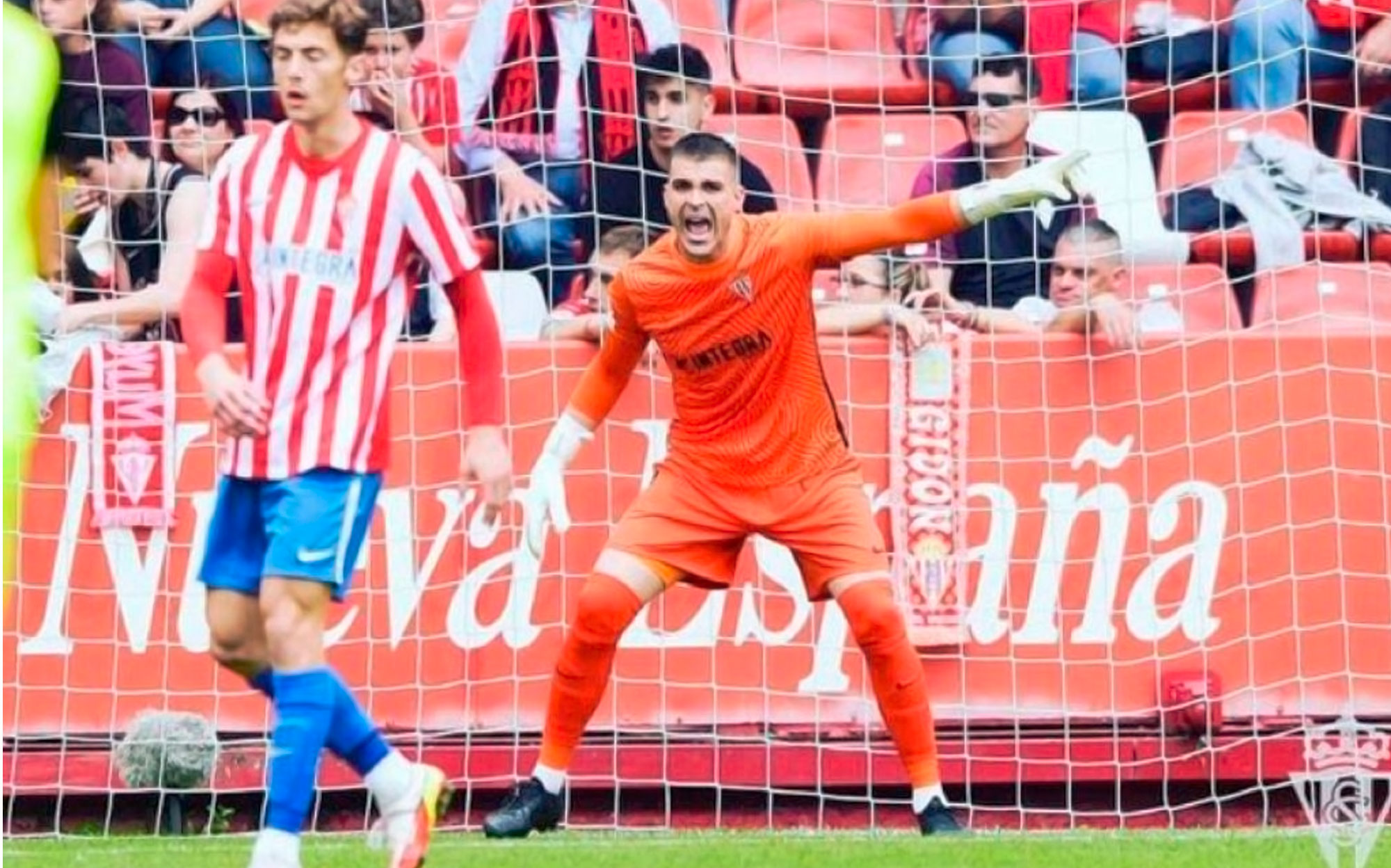 Titularidad de Pichu Cuellar portero del Sporting de Gijón