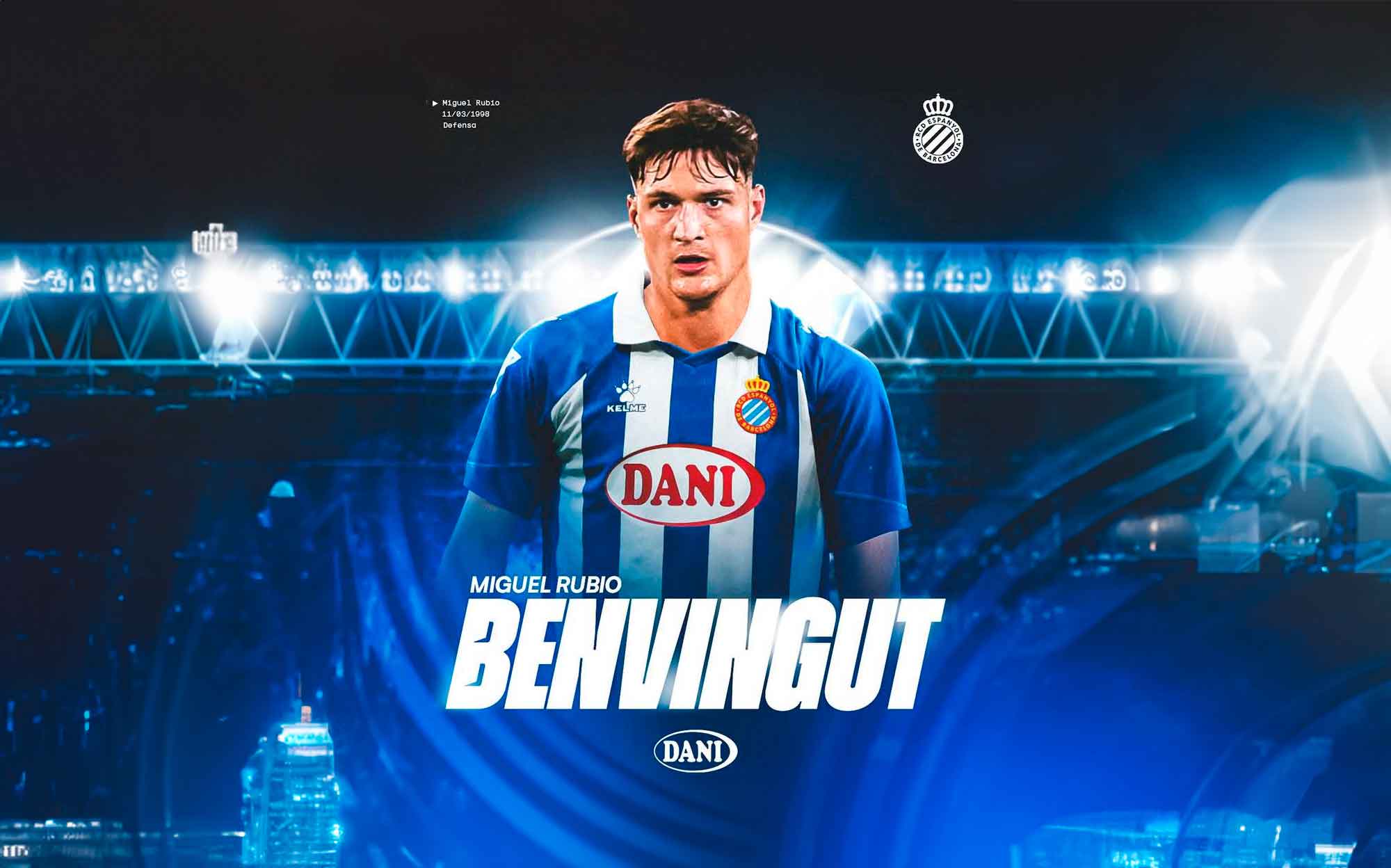 Miguel Rubio firma por tres temporadas en el RCD Espanyol