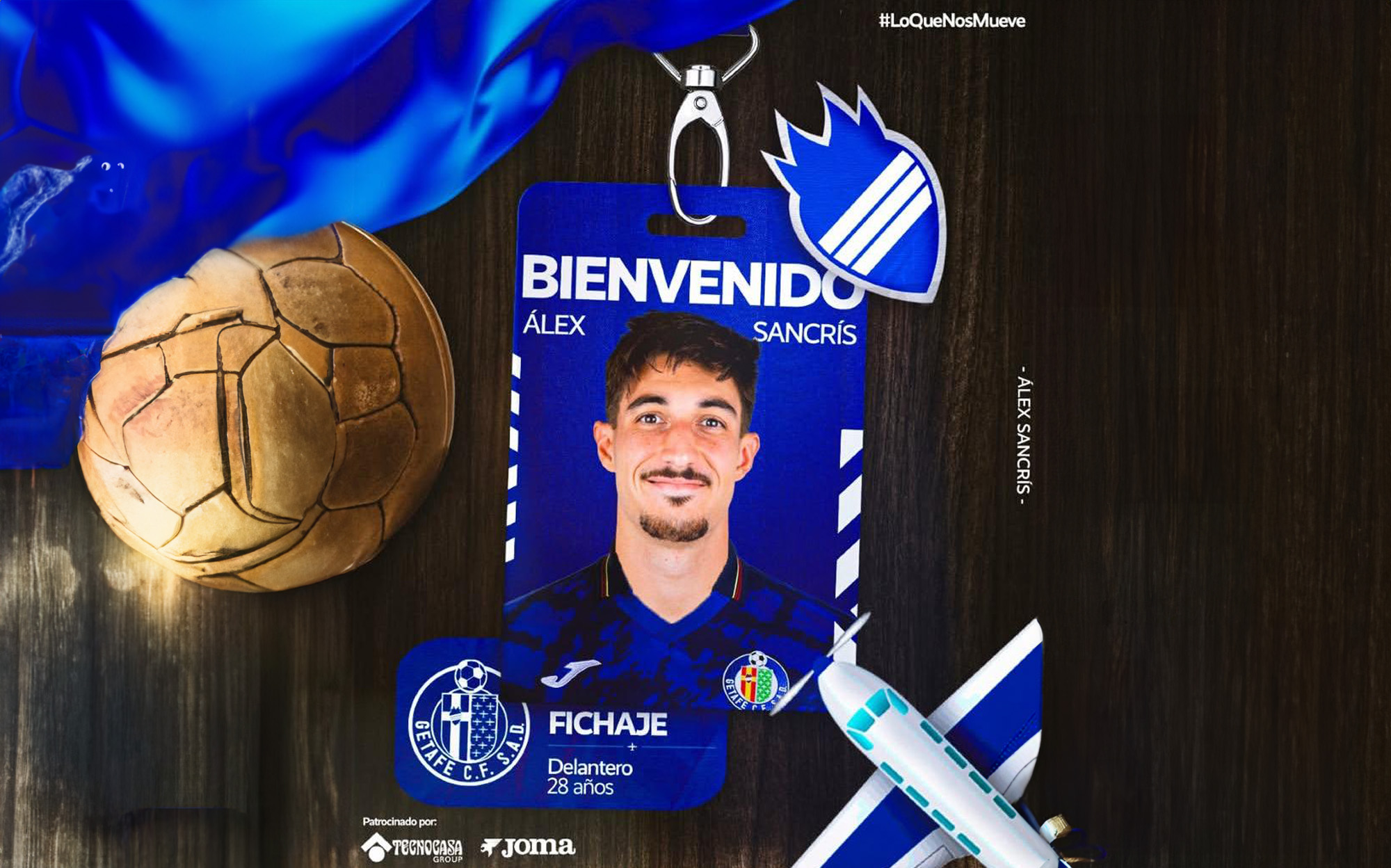 Imagen de Alex Sancris como nuevo jugador del Getafe