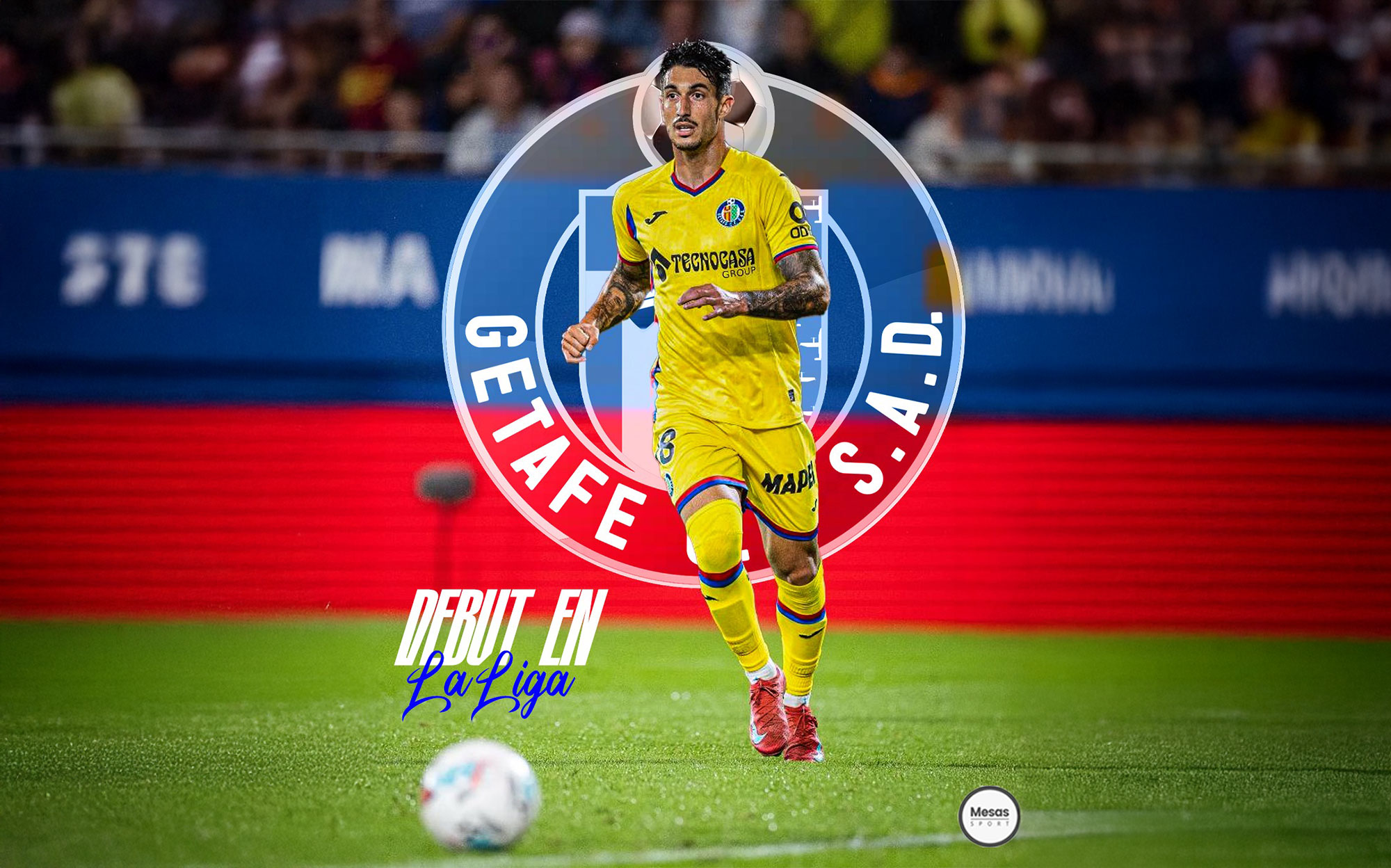 Álex Sancris debuta en Primera División con el Getafe CF