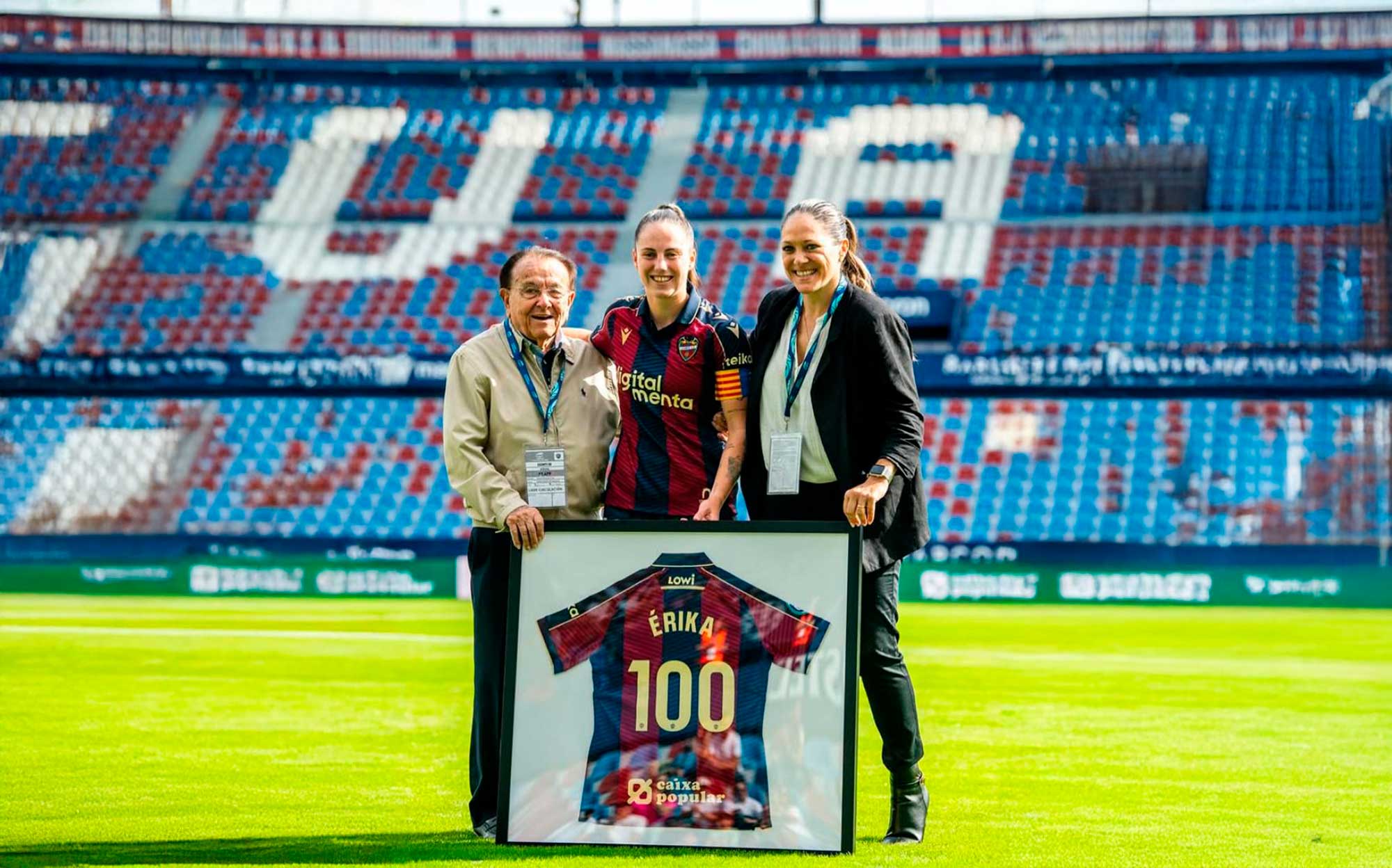 Érika González Lombídez alcanza los 100 partidos con el Levante UD